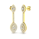 Imperial Diamond Earring 0.75 ct  Platinum, 9ct, 18ct White, Yellow & Rose Gold | Handcrafted Fine Jewellery-14