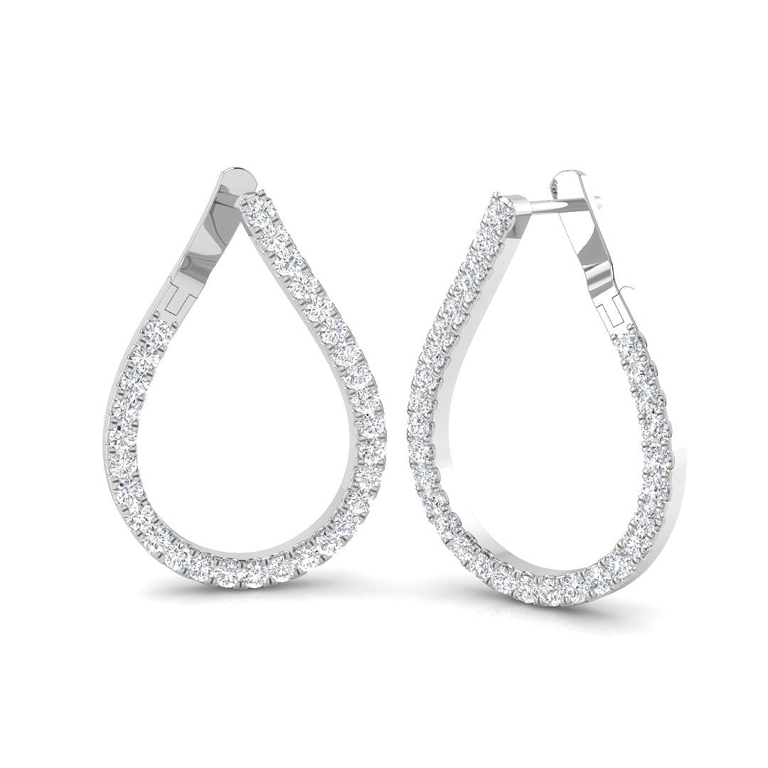 Luxe Diamond Earring 1.5 ct  Platinum, 9ct, 18ct White, Yellow & Rose Gold | Handcrafted Fine Jewellery-12
