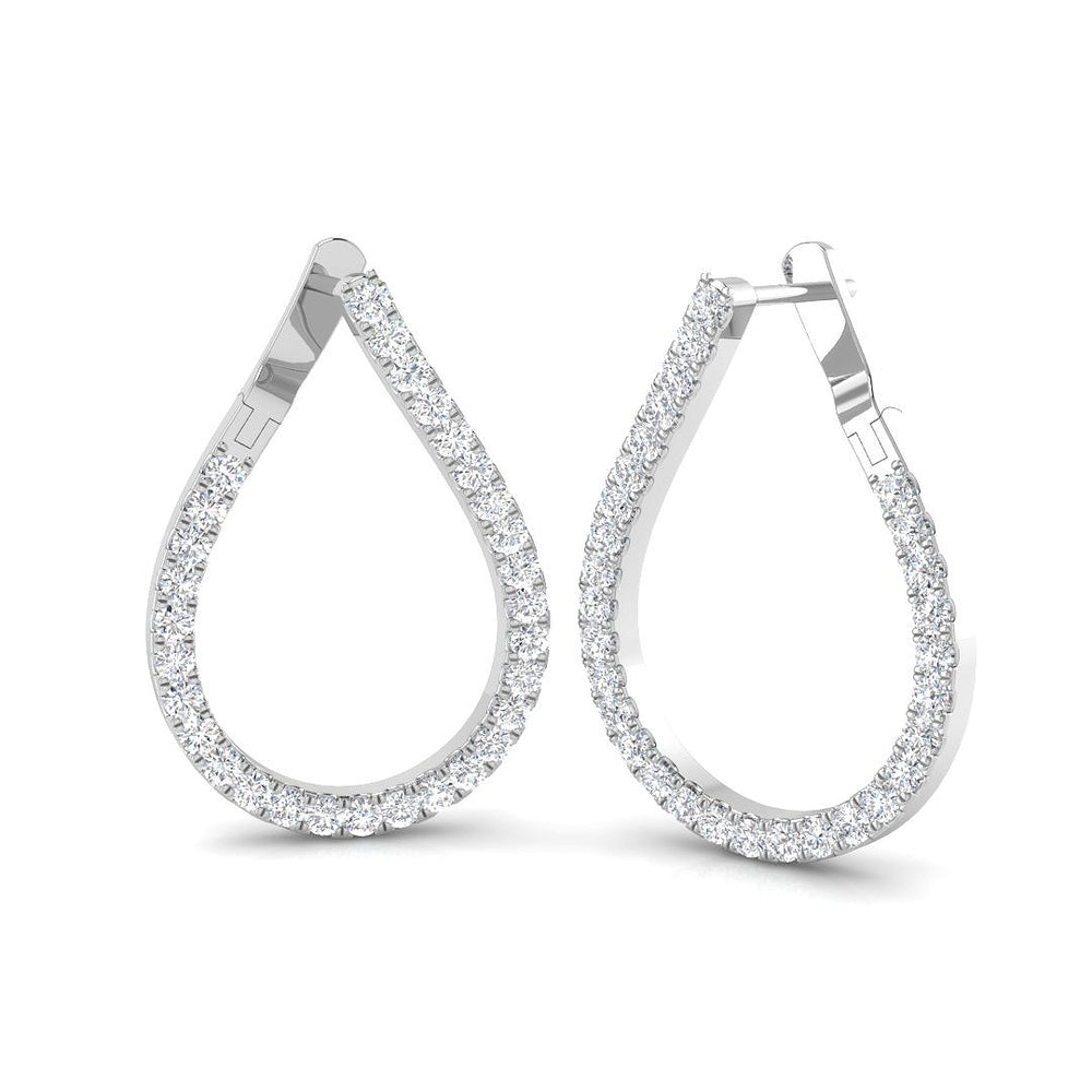 Luxe Diamond Earring 1.5 ct  Platinum, 9ct, 18ct White, Yellow & Rose Gold | Handcrafted Fine Jewellery-12