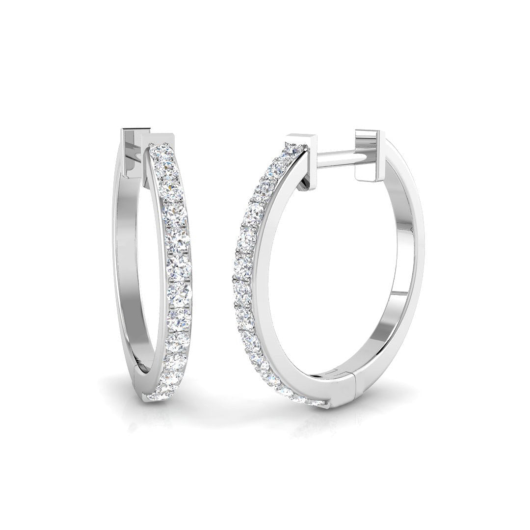 Grand Diamond Earring 0.3 ct  Platinum, 9ct, 18ct White, Yellow & Rose Gold | Handcrafted Fine Jewellery-12