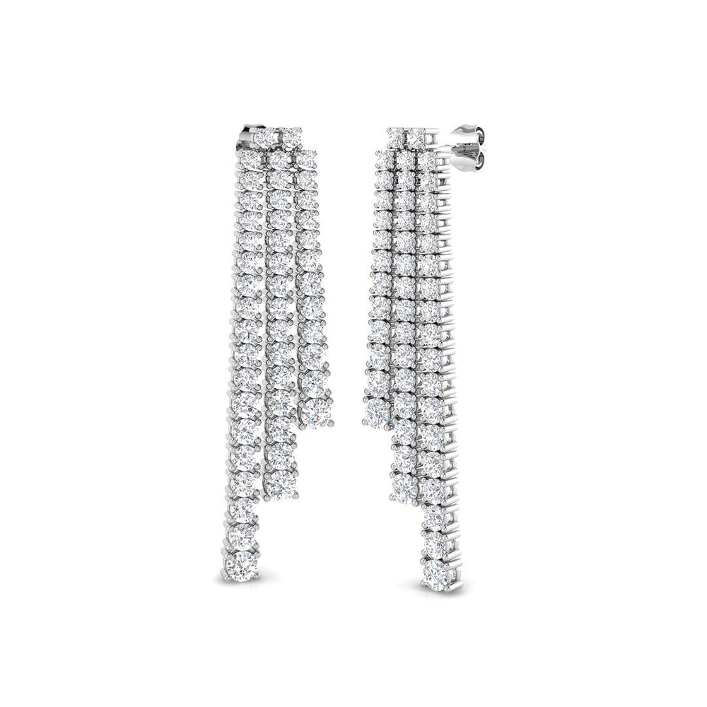 Queen Diamond Earring 5.5 ct  Platinum, 9ct, 18ct White, Yellow & Rose Gold | Handcrafted Fine Jewellery-12