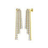 Queen Diamond Earring 5.5 ct  Platinum, 9ct, 18ct White, Yellow & Rose Gold | Handcrafted Fine Jewellery-14