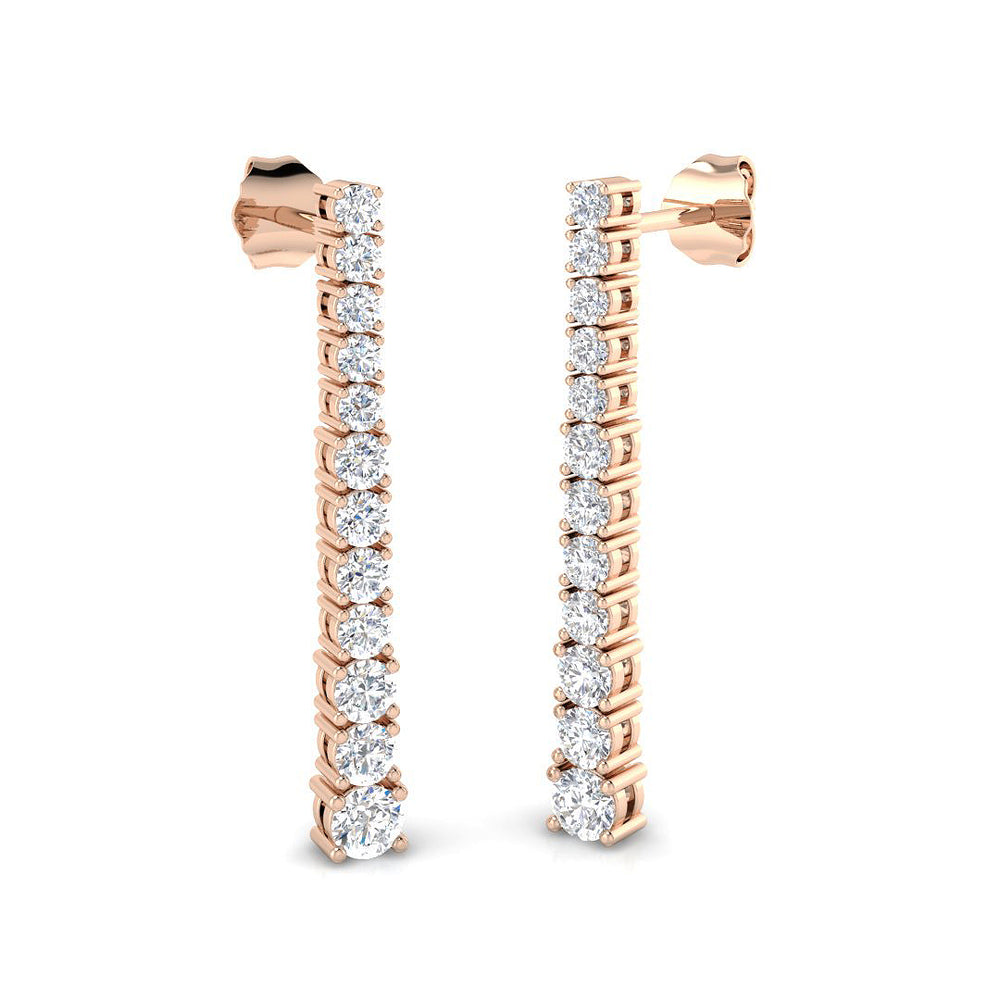 Empress Diamond Earring 1.25 ct  Platinum, 9ct, 18ct White, Yellow & Rose Gold | Handcrafted Fine Jewellery-10