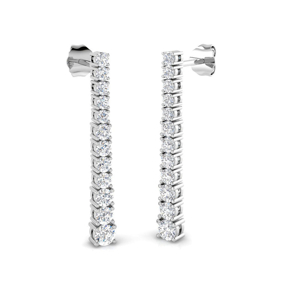 Empress Diamond Earring 1.25 ct  Platinum, 9ct, 18ct White, Yellow & Rose Gold | Handcrafted Fine Jewellery-12