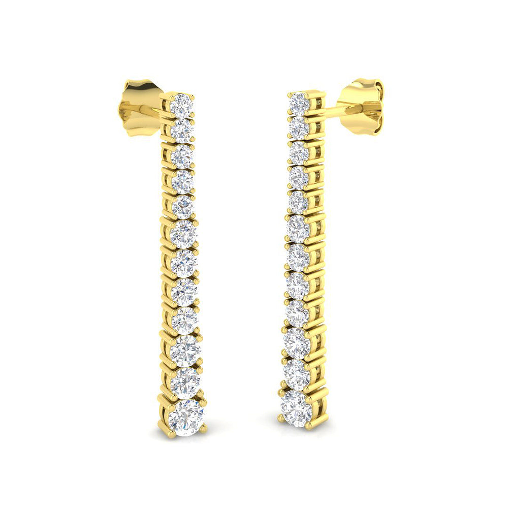 Empress Diamond Earring 1.25 ct  Platinum, 9ct, 18ct White, Yellow & Rose Gold | Handcrafted Fine Jewellery-14
