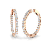 Hoop Earrings - Ereny 3ct Pure Elegance