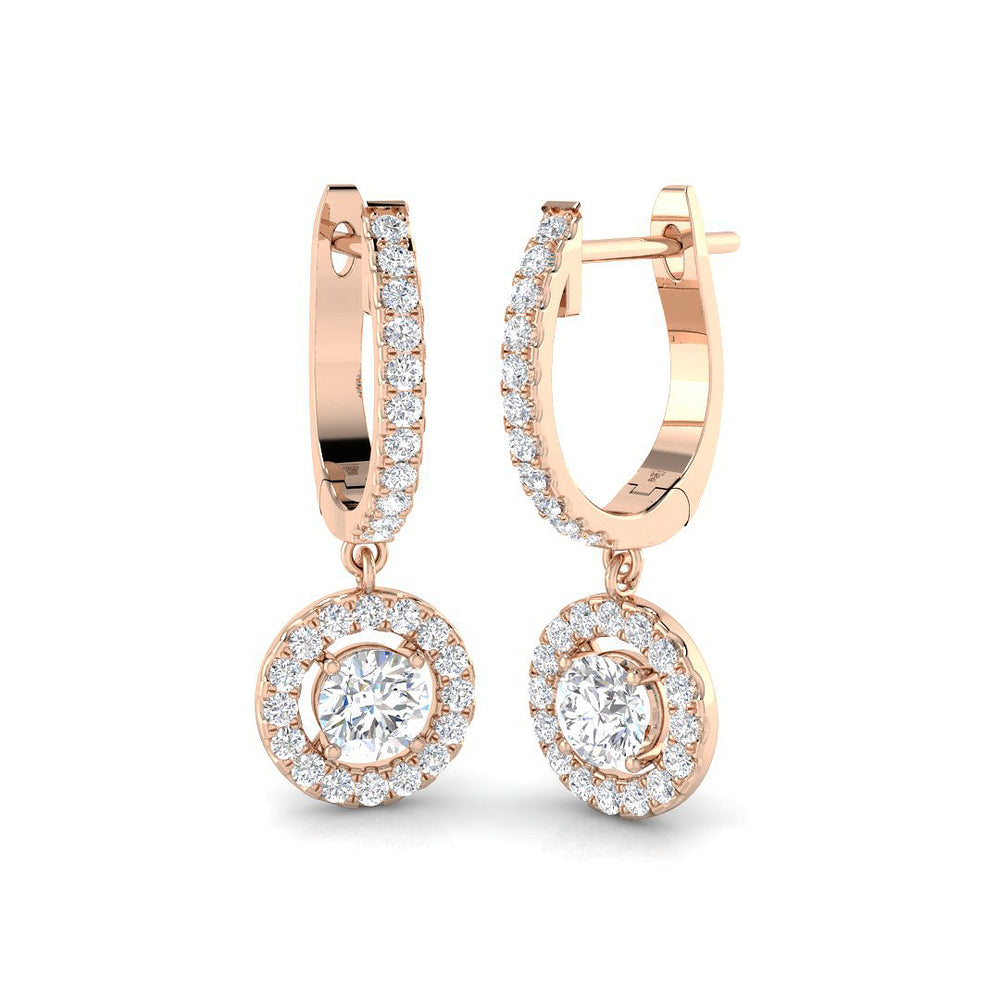 Heirloom Diamond Earring 0.75 ct  Platinum, 9ct, 18ct White, Yellow & Rose Gold | Handcrafted Fine Jewellery-10