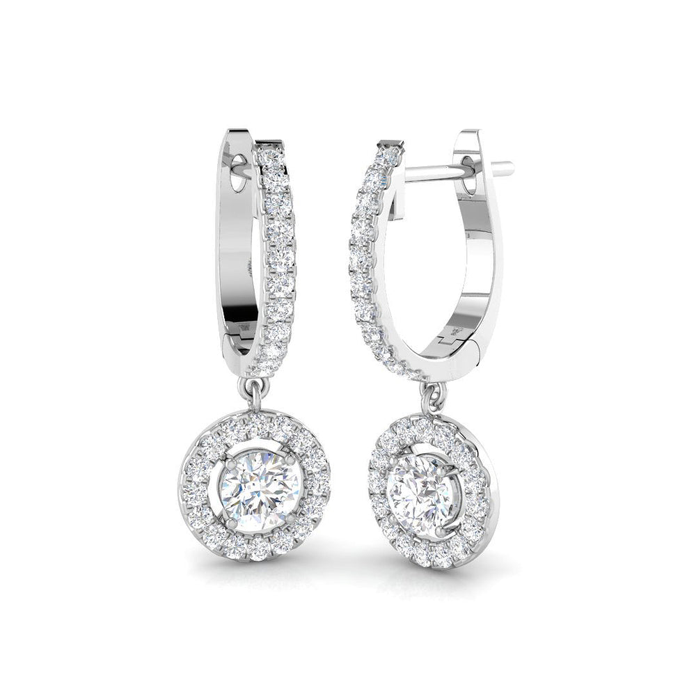 Heirloom Diamond Earring 0.75 ct  Platinum, 9ct, 18ct White, Yellow & Rose Gold | Handcrafted Fine Jewellery-12