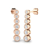 Cress Luxury Gold Drop & Trilogy Diamond Earrings | 0.5ct to 3ct