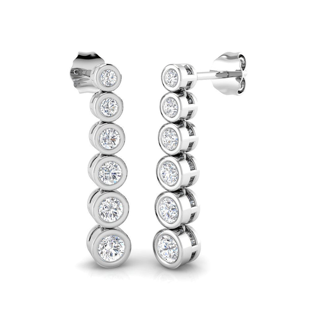 Equinox Diamond Earring 0.75 ct  Platinum, 9ct, 18ct White, Yellow & Rose Gold | Handcrafted Fine Jewellery-12