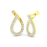 Indulgent Diamond Earring 1 ct  Platinum, 9ct, 18ct White, Yellow & Rose Gold | Handcrafted Fine Jewellery-14