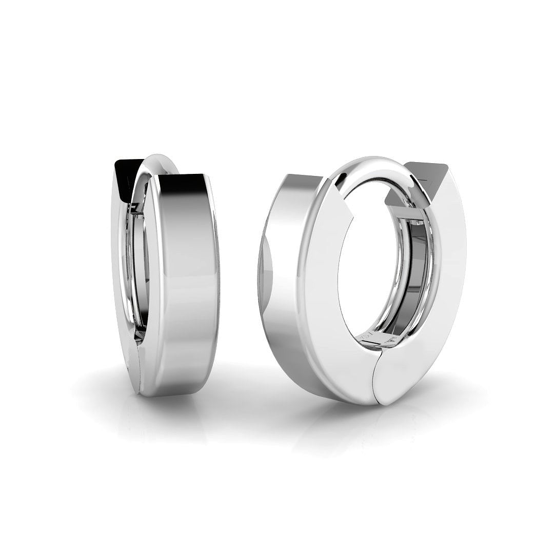 Hoop Earrings - Reedy Elegant Luxury Solid Gold