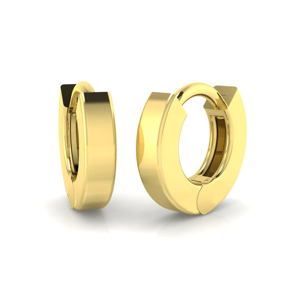 Hoop Earrings - Reedy Elegant Luxury Solid Gold