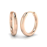 Hoop Earrings - Viola 0.05ct Elegant Fine Diamond