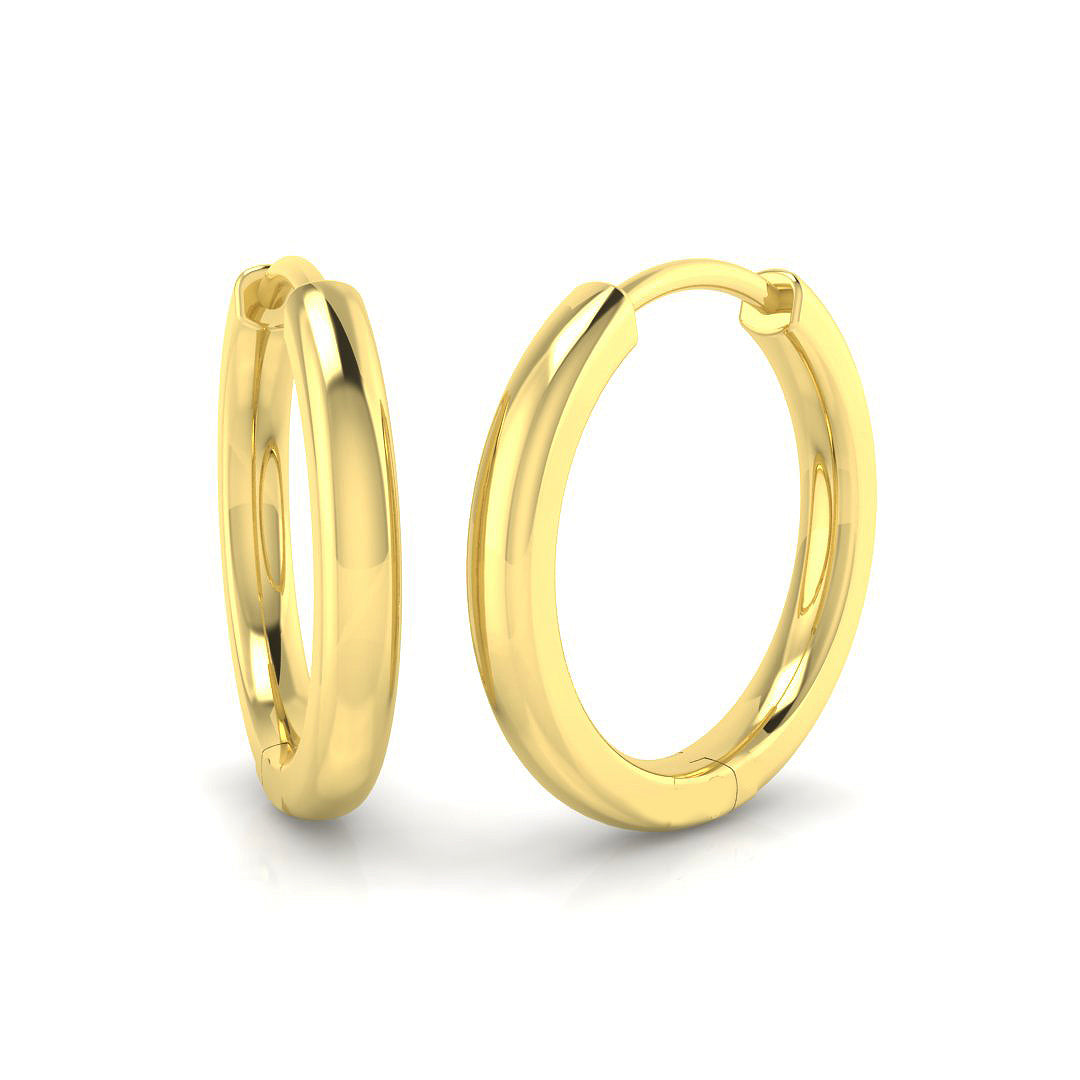 Hoop Earrings - Viola 0.05ct Elegant Fine Diamond