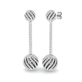 Impeccable Diamond Earring 2 ct  Platinum, 9ct, 18ct White, Yellow & Rose Gold | Handcrafted Fine Jewellery-12