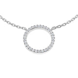 Coleus Diamond Circle of Life Necklace 0.1ct to 0.33ct Gold Platinum