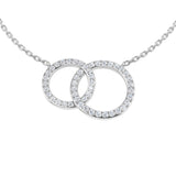 Gaura Circle of Life Pendant Necklace 0.25 to 0.5ct Gold Platinum