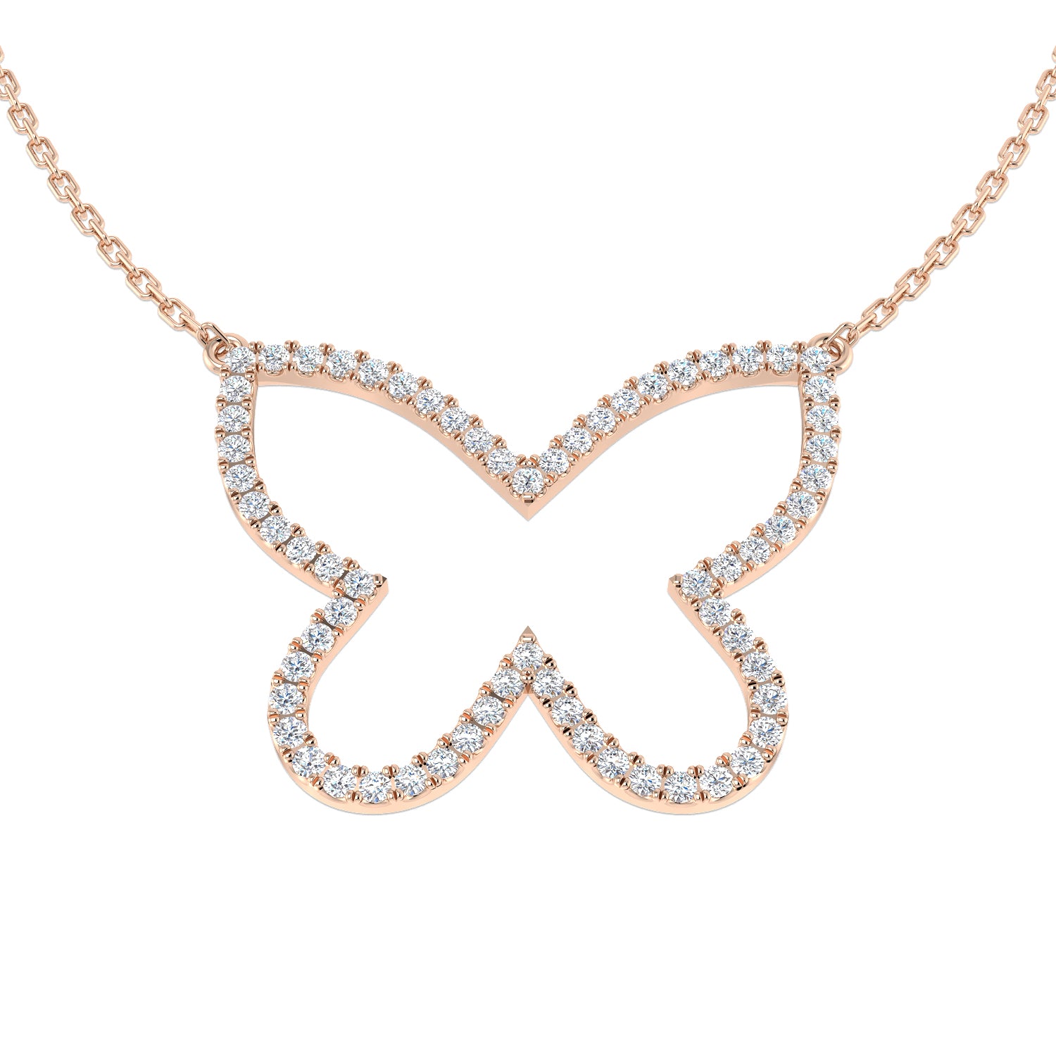 Della Diamond Necklace 0.5ct Platinum Gold