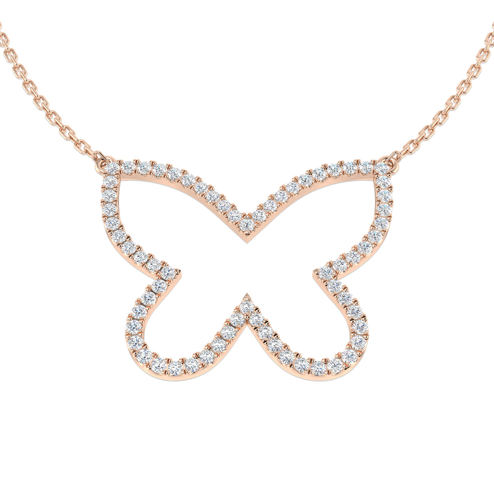 Della Diamond Necklace 0.5ct Platinum Gold