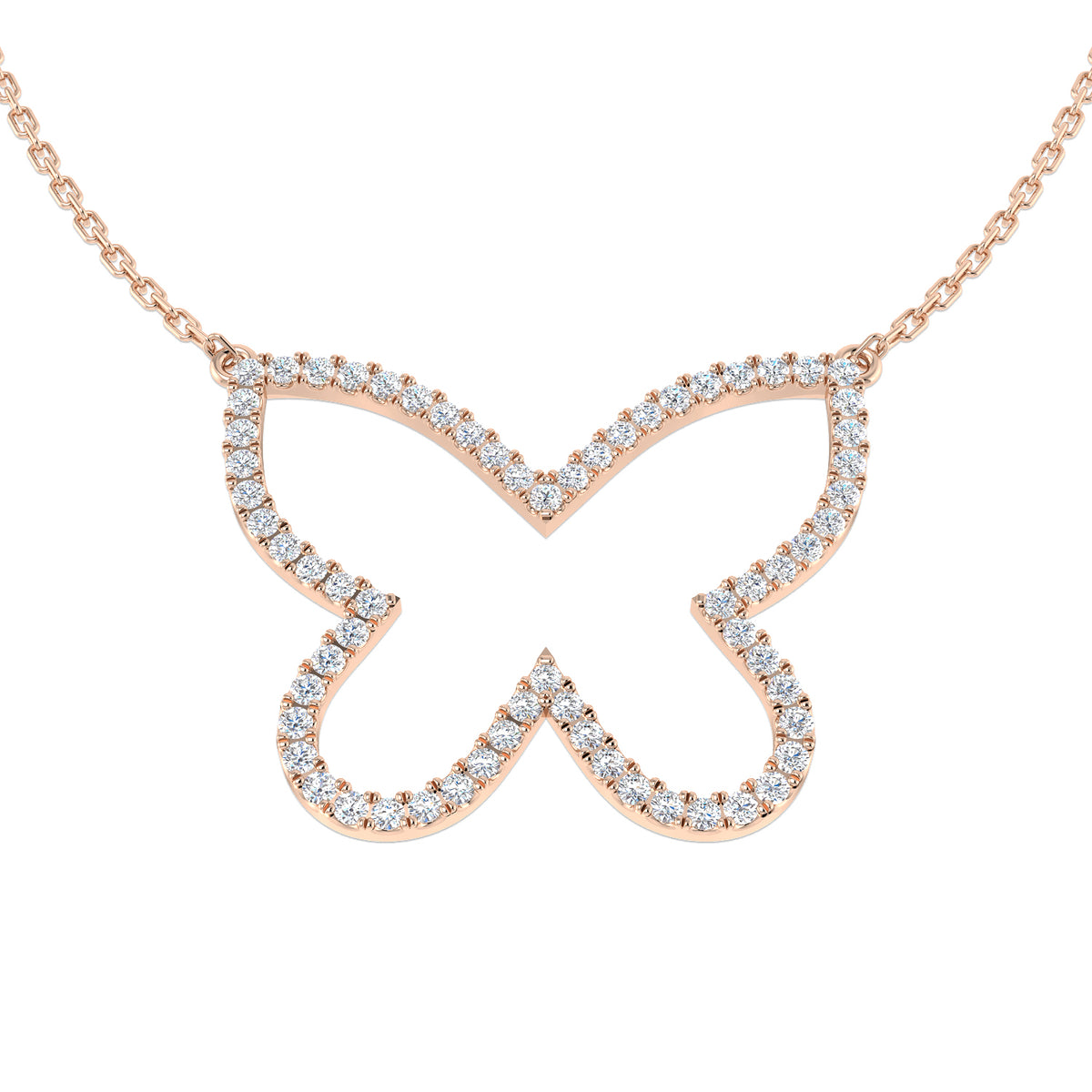 Della Diamond Necklace 0.5ct Platinum Gold