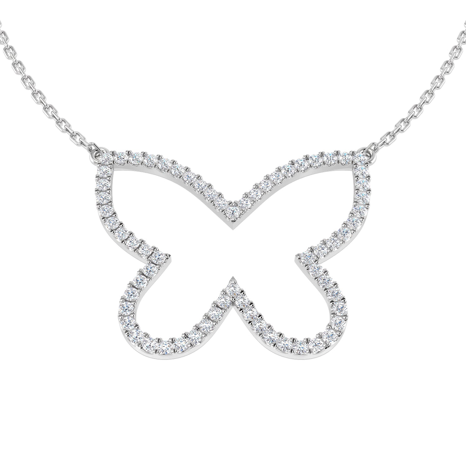Della Diamond Necklace 0.5ct Platinum Gold