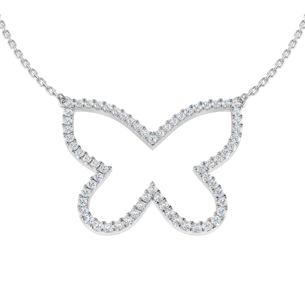 Della Diamond Necklace 0.5ct Platinum Gold