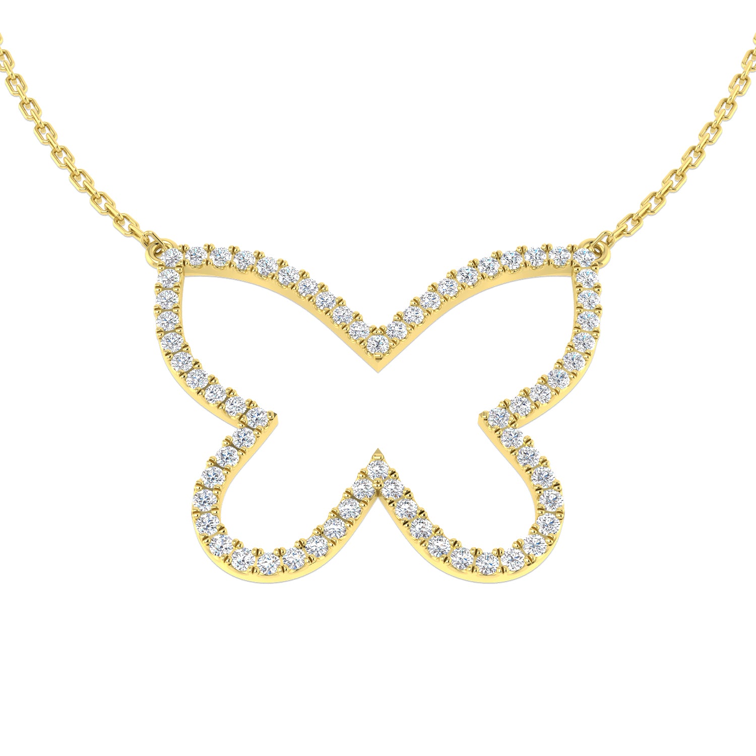Della Diamond Necklace 0.5ct Platinum Gold