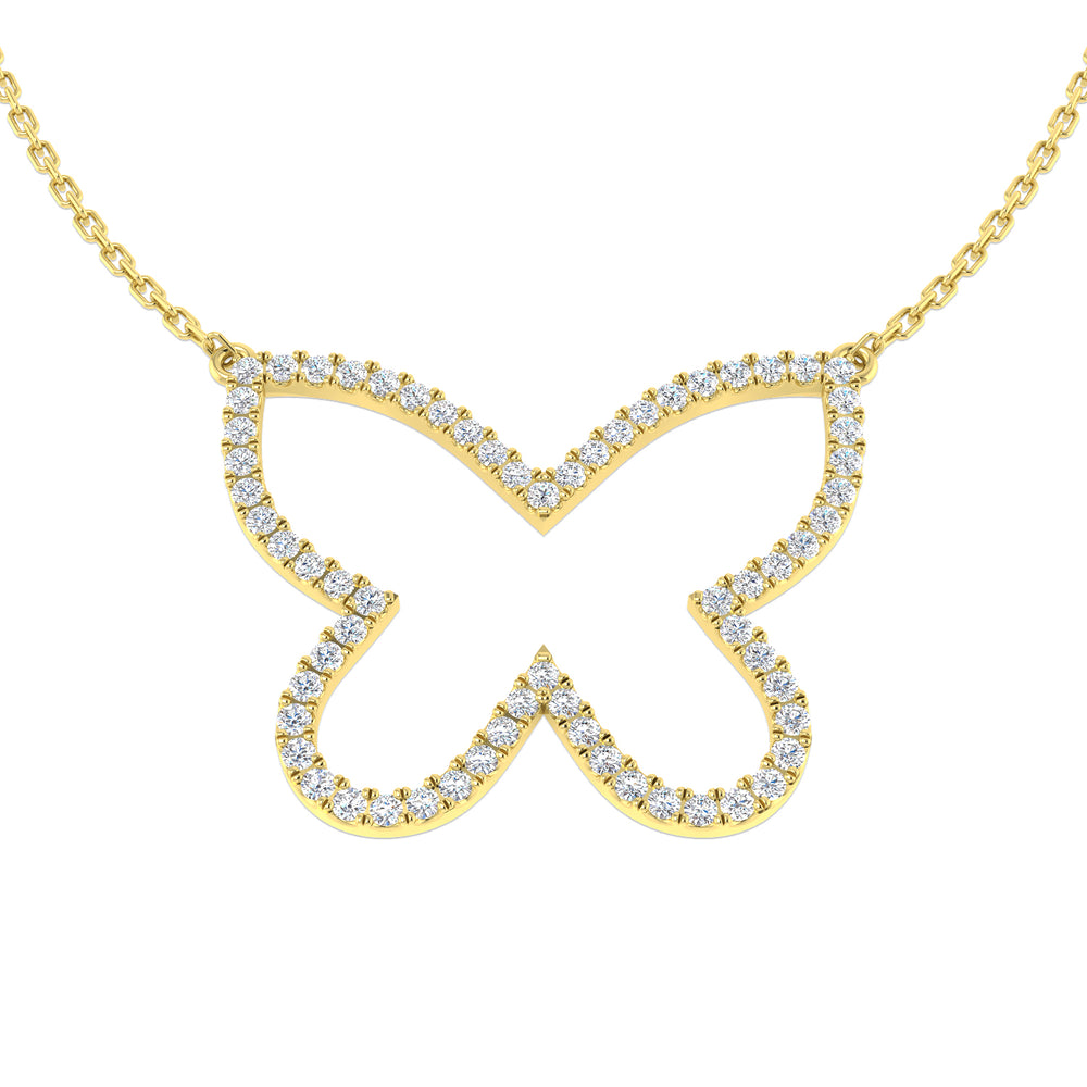 Della Diamond Necklace 0.5ct Platinum Gold