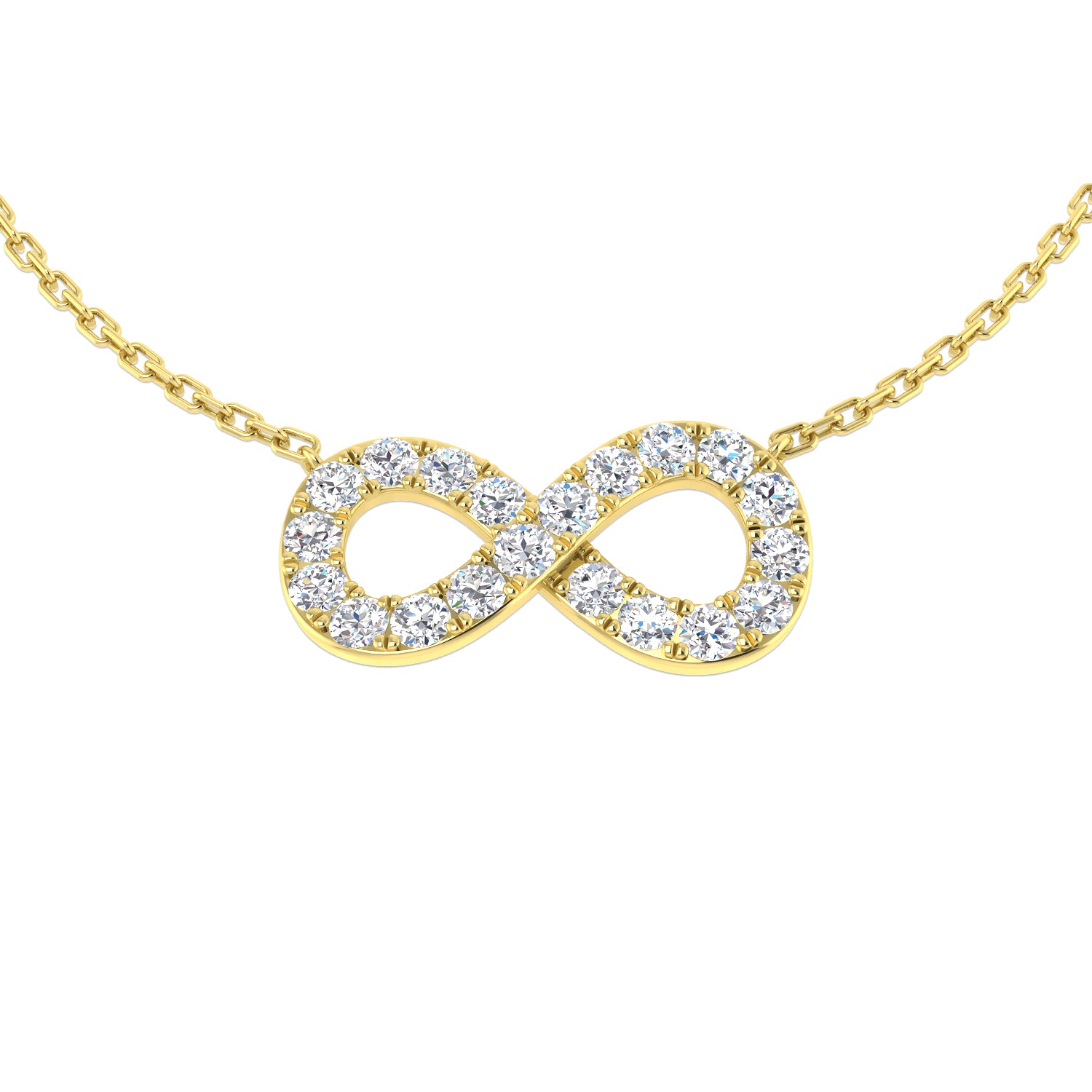 0.6 Carat D-E/VS Lab Grown Round Diamond Designer Pendant 9k Yellow Gold ,Ready To Ship