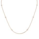 Cicely Necklace Diamond Spectacle 0.2ct to 3ct Gold Platinum