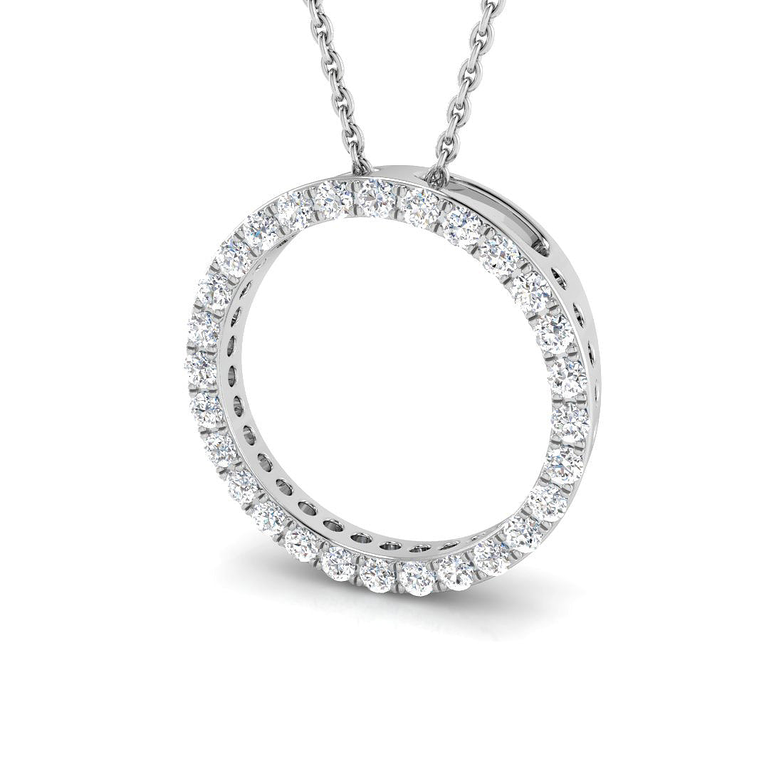 Canna Circle of Life Pendant 0.25ct to 5ct Gold (Without Chain )