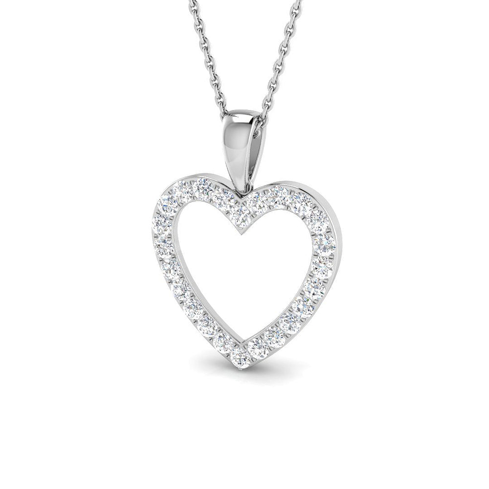 Sedum Heart Pendant 0.5ct to 4.5ct Diamond Gold (Without Chain )