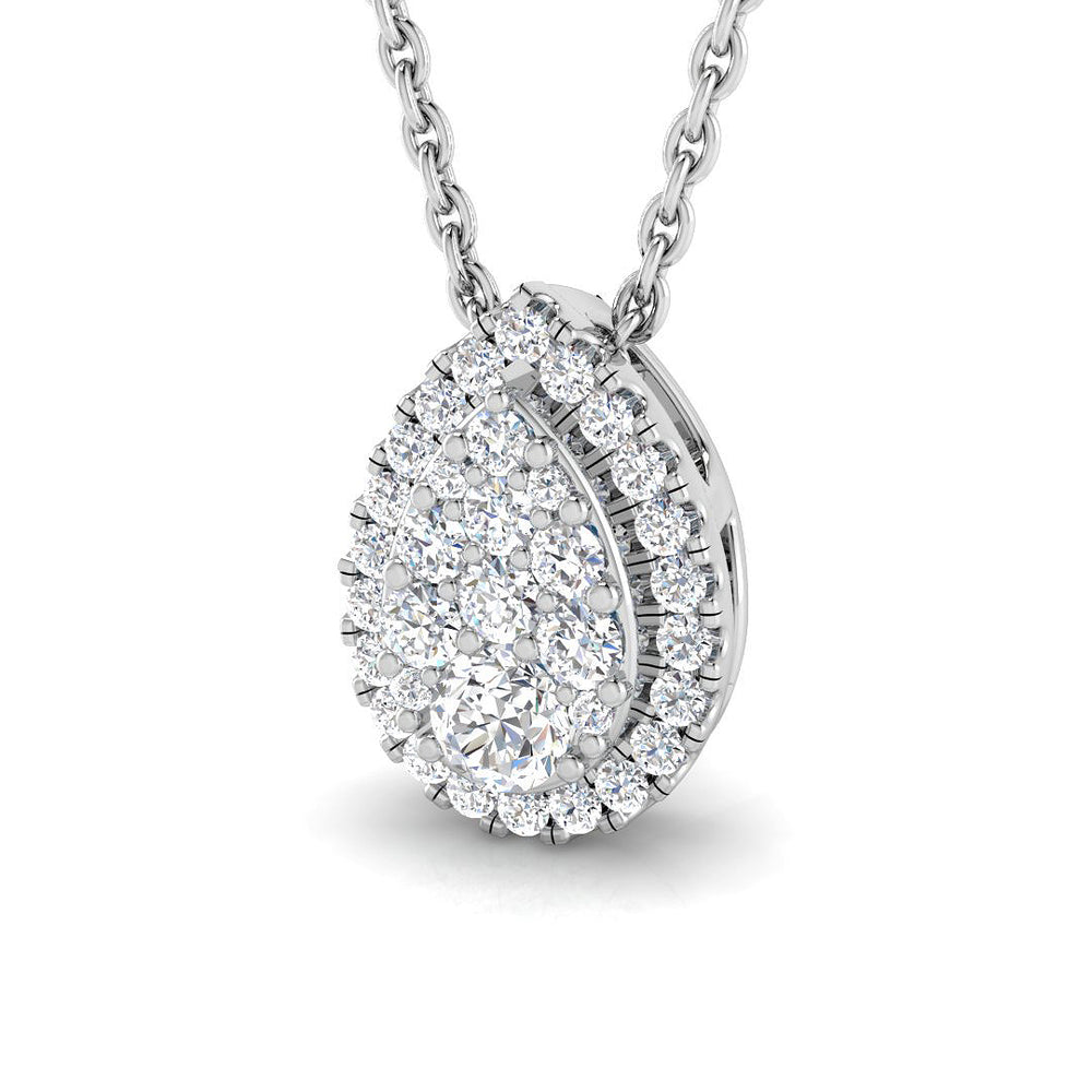 Inula Cluster Pendant 0.25ct Diamond  Gold (Without Chain )