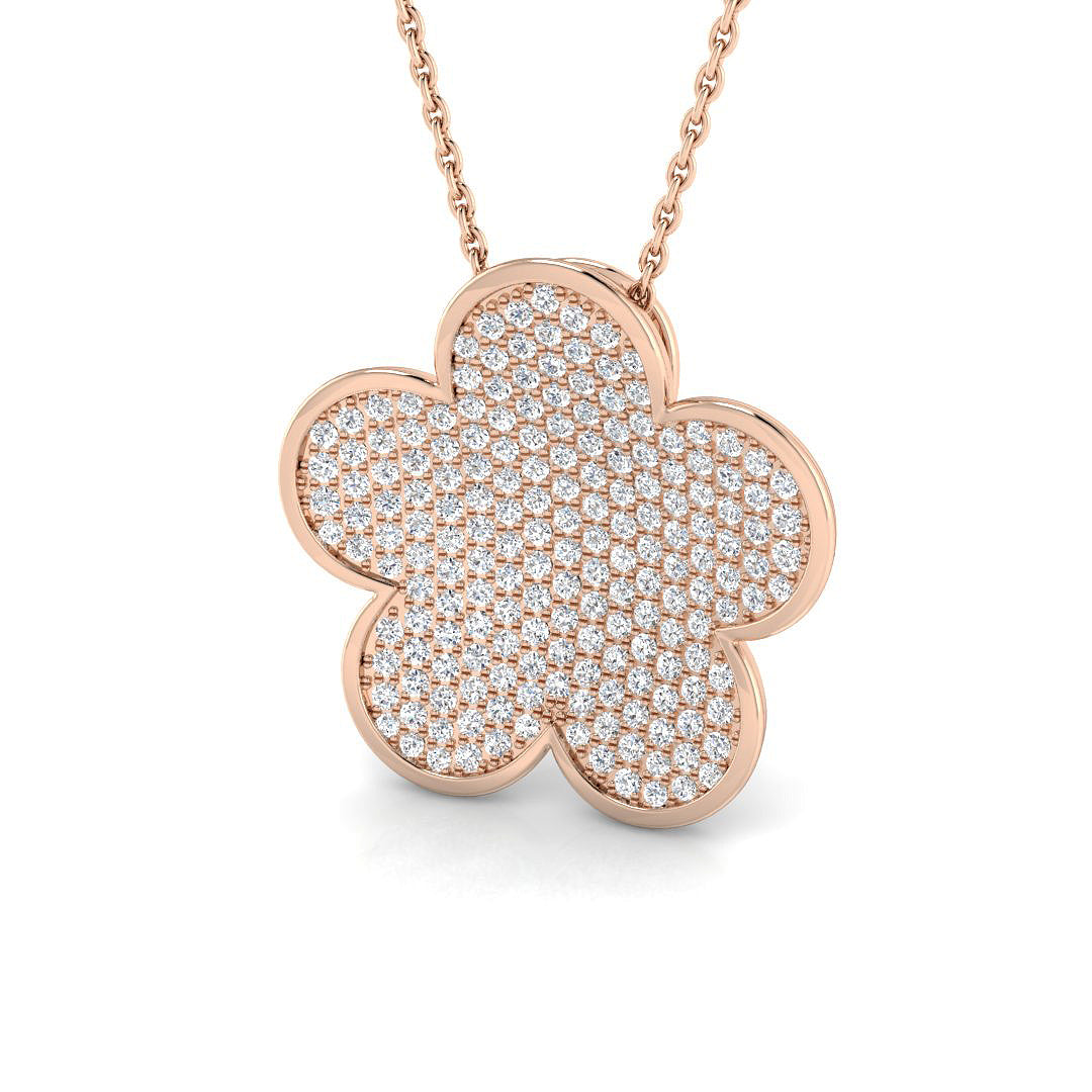 Faye Diamond Pendant 0.75ct  Gold(Without Chain )