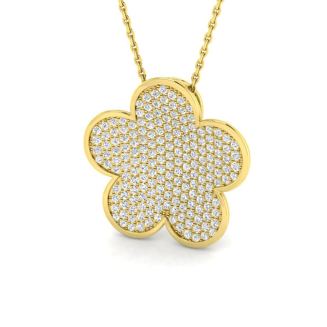 Faye Diamond Pendant 0.75ct  Gold(Without Chain )