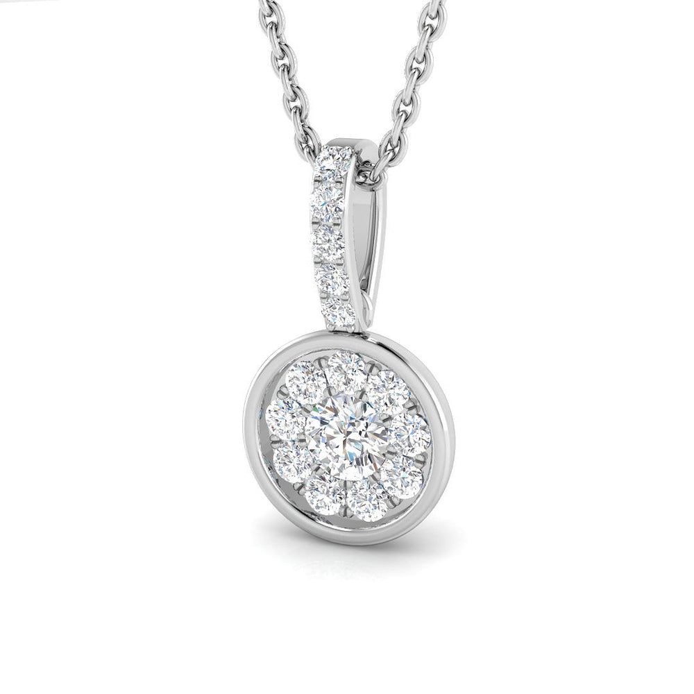 Poppy Diamond Pendant 0.3ct Gold (Without Chain )