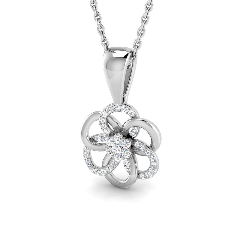 Dill Diamond Pendant 0.1ct to 0.33ct Gold (Without Chain )