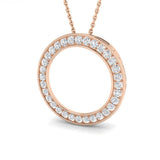 Irene Diamond Pendant Circle of Life 0.5ct to 1ct Gold (Without Chain )