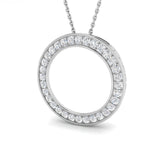 Irene Diamond Pendant Circle of Life 0.5ct to 1ct Gold (Without Chain )