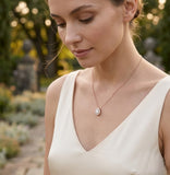 Pear Diamond Pendant Necklace 0.2ct to 0.3ct