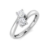 Toi Et Moi Ring, Two Stone Diamond Ring