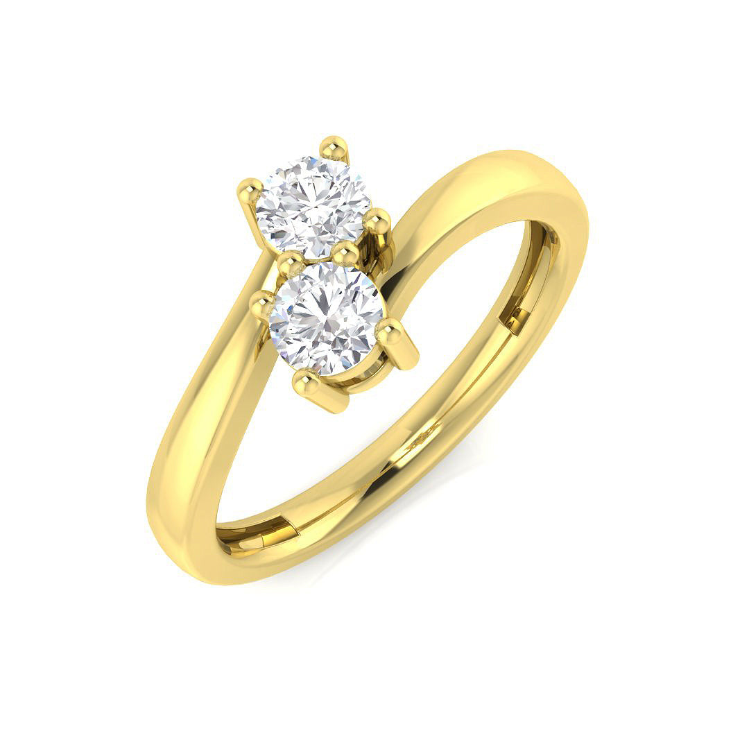 White Gold Diamond Ring, Natural Diamond Ring