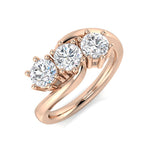 Round Diamond 3 Stone Ring | 1.25ct | Hallmarked Gold & Platinum