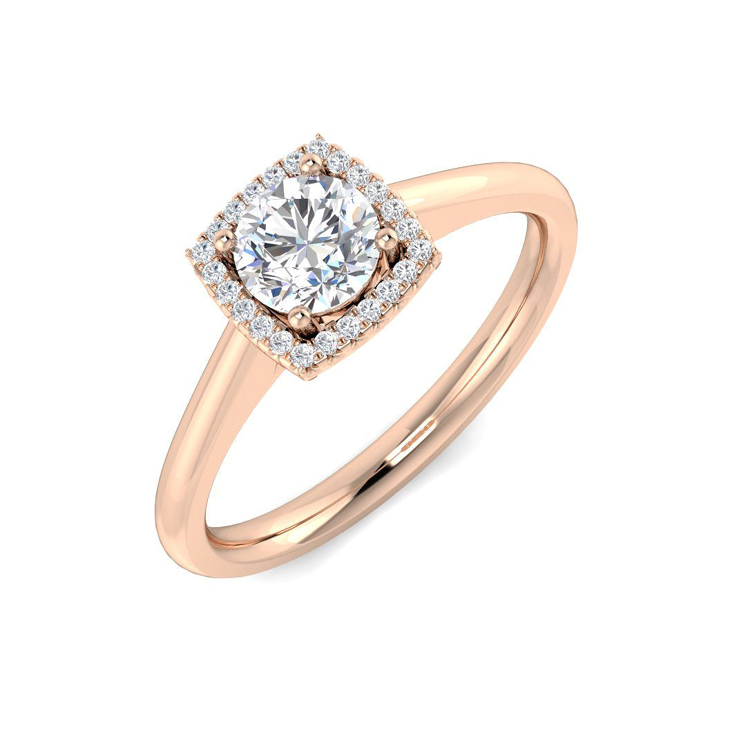Diamond Baykwater Engagement Ring | 0.5ct | Hallmarked Gold & Platinum