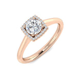 Diamond Baykwater Engagement Ring | 0.5ct | Hallmarked Gold & Platinum