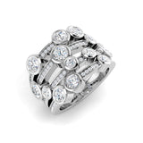 Diamond Bubble Cluster Ring | 0.75ct - 2.25ct | Lab-Grown & Natural Diamonds