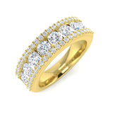 Diamond Pave Ring | 1.5ct | Hallmarked Gold & Platinum