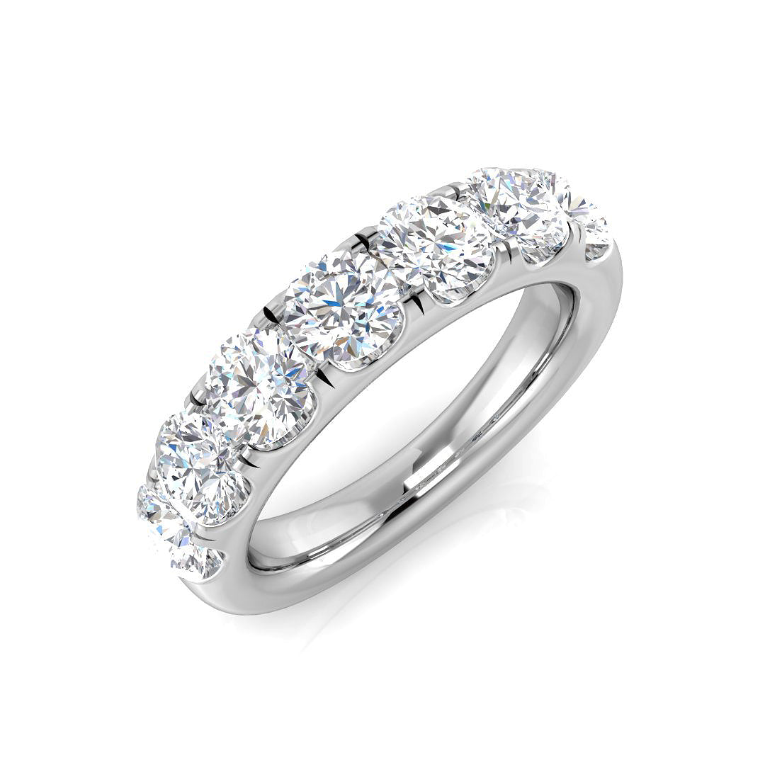 2.18Ct Lab Grown Diamond Ring in 9k White Gold