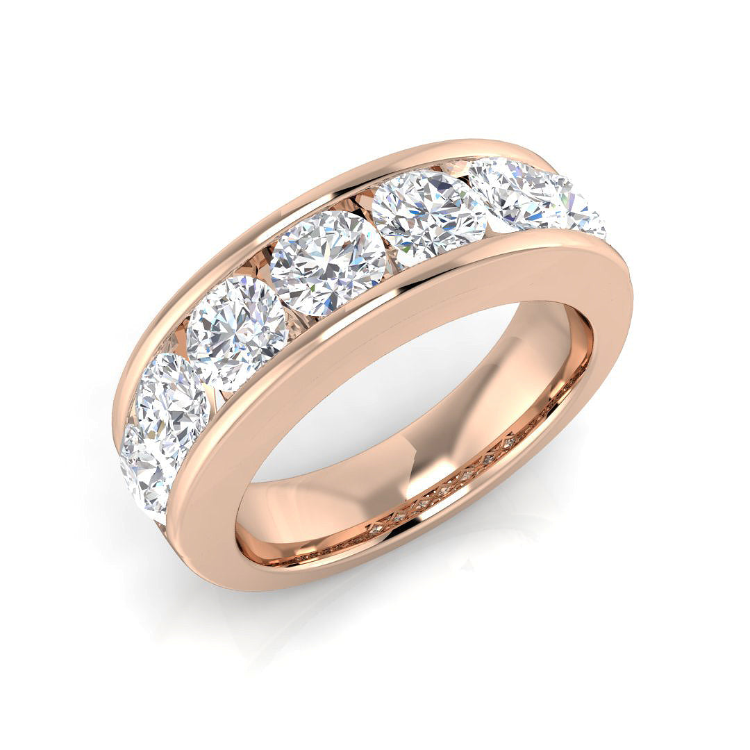 Diamond Iklibgtob Half Eternity Ring | 0.2ct - 2.25ct